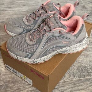 Ryka Gray and Pink Athletic Shoes